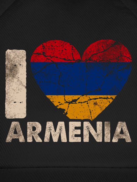 Armenien Herz Flagge