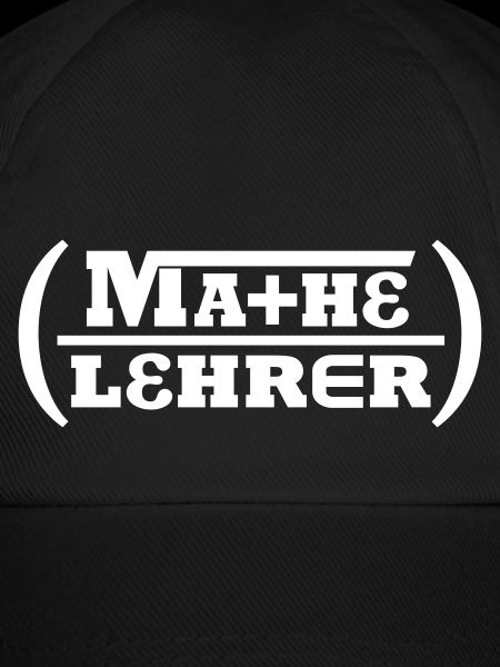 Mathe-Lehrer (Schriftzug)