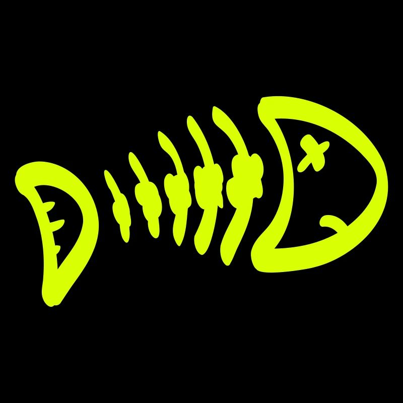 Fish Bone Sketch - SVG image