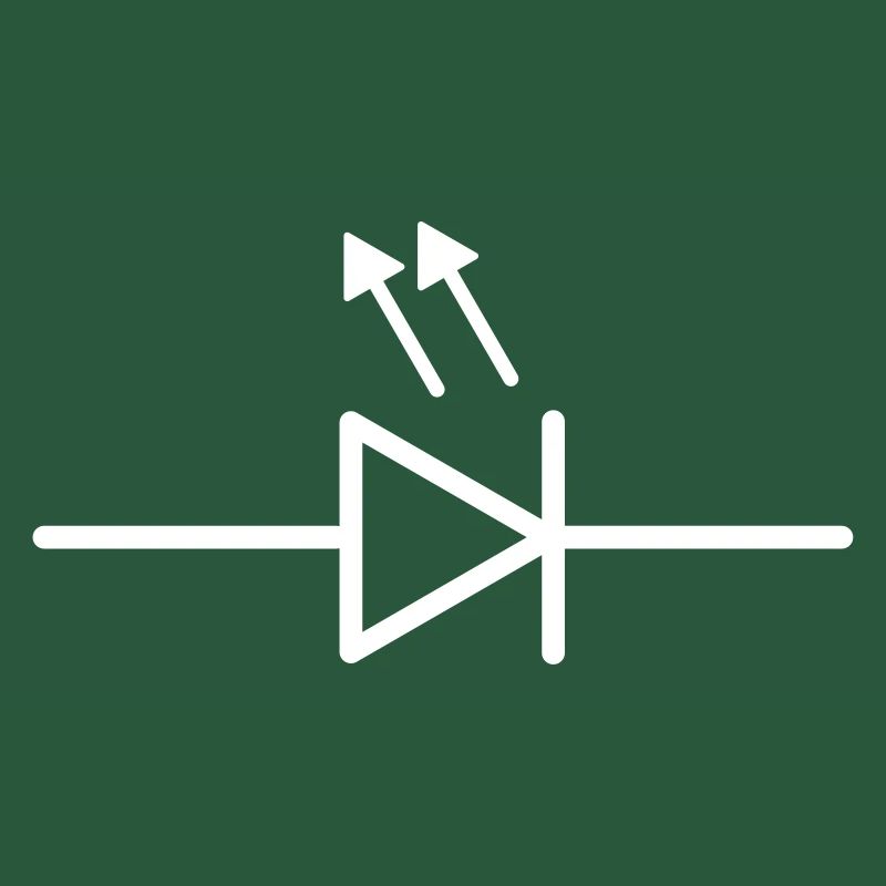 Circuit symbol light-emitting diode LED electronics