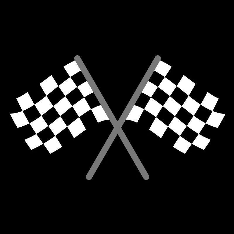 Drapeau à damiers Racing Team