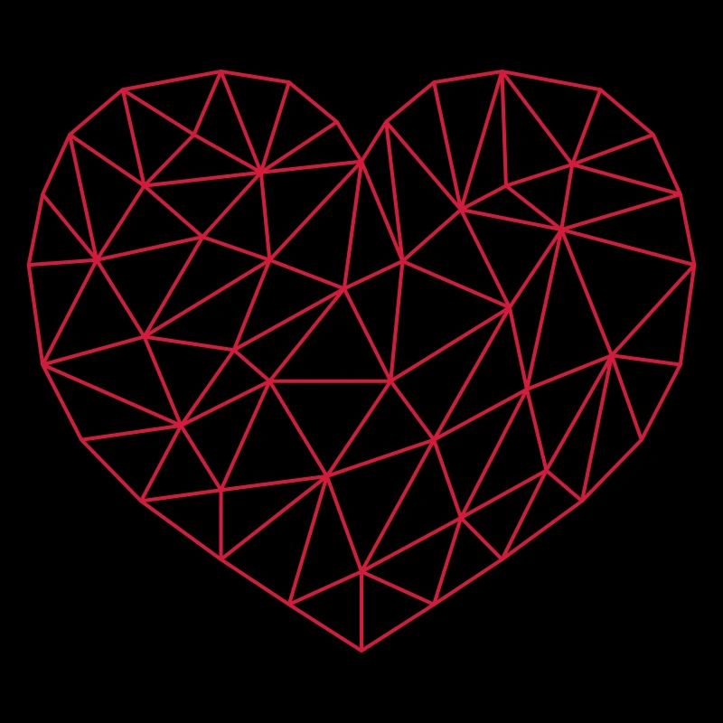 Grid Heart Pattern
