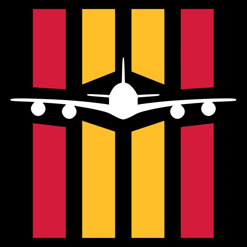 ★ Couleurs de conception modifiables ★ Avion devant 4 bandes