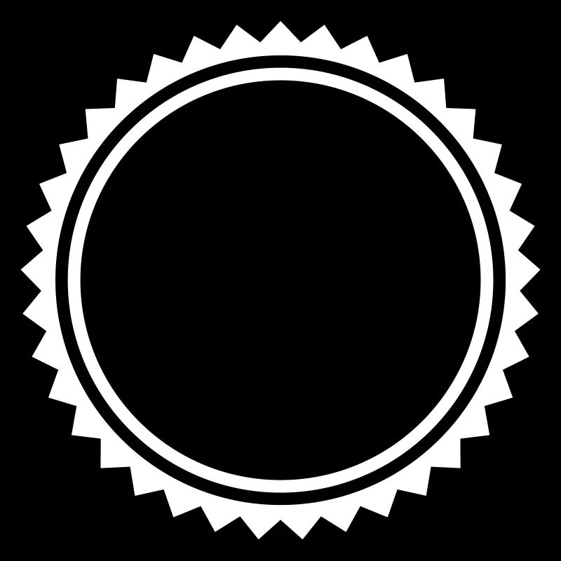 Emblem circle symbol blank icon
