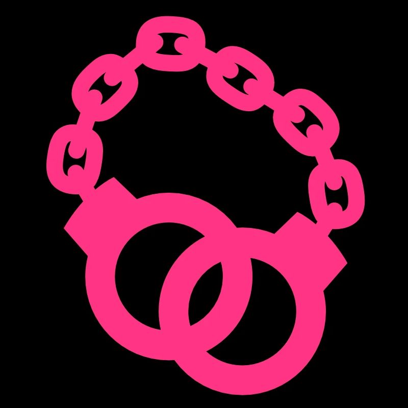 Handschellen zusammen Polizist oder Dame gesperrt