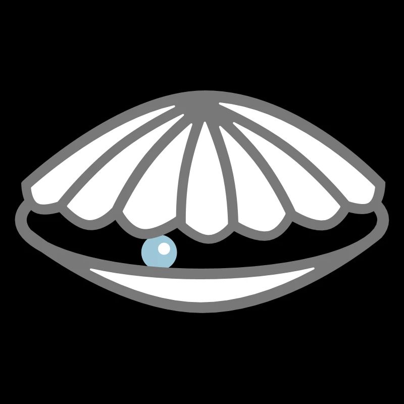 Muschel und Perle