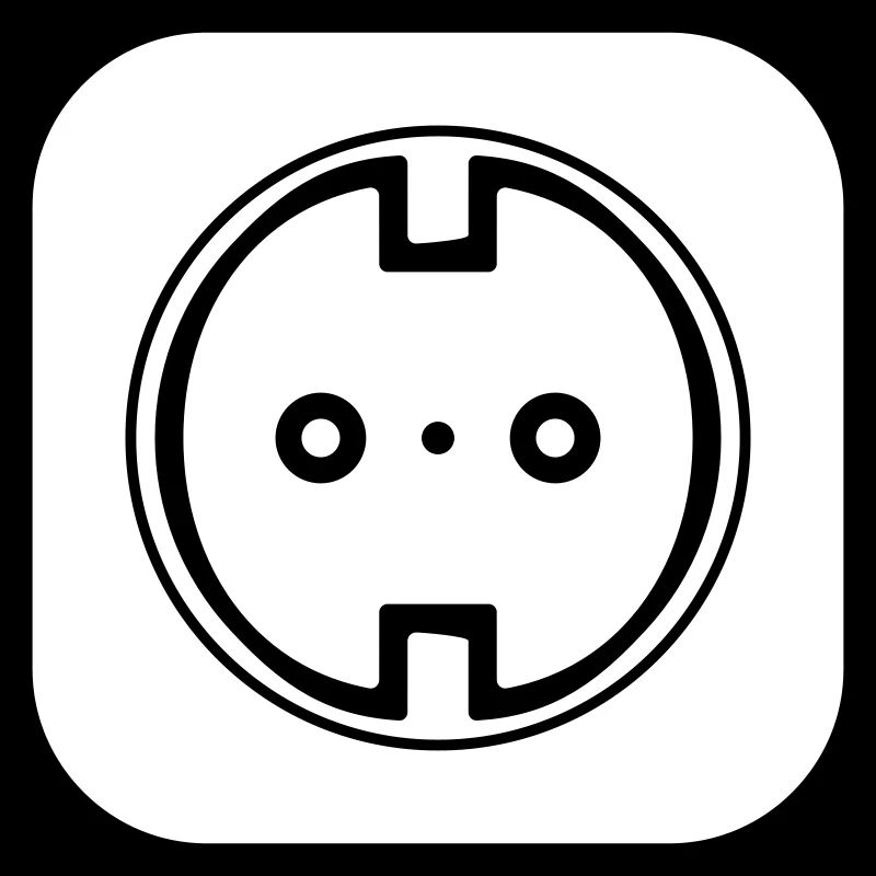 Steckdose Icon Elektriker