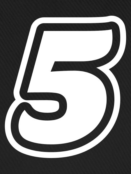 5 Number symbol
