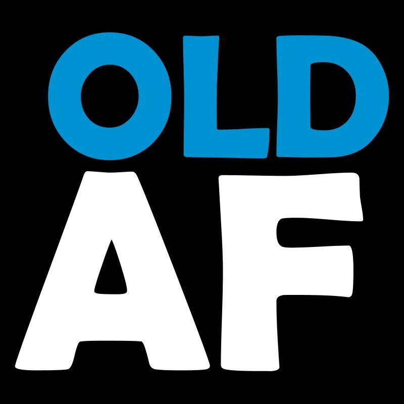 old AF Text Logo
