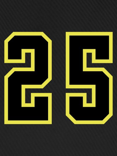 25 Number Jersey