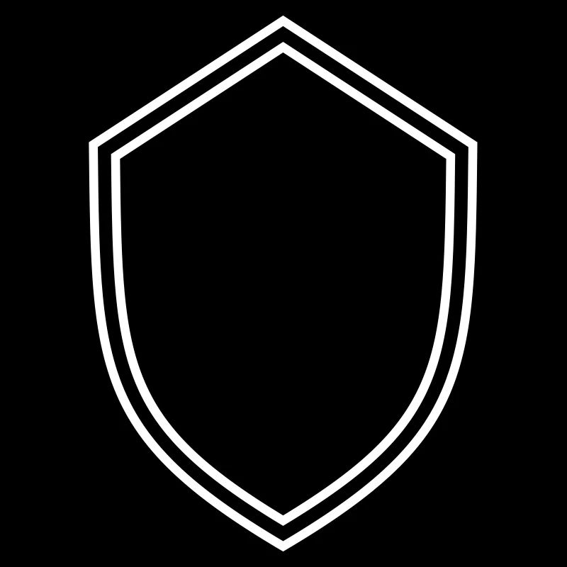 Wappen Schild leer