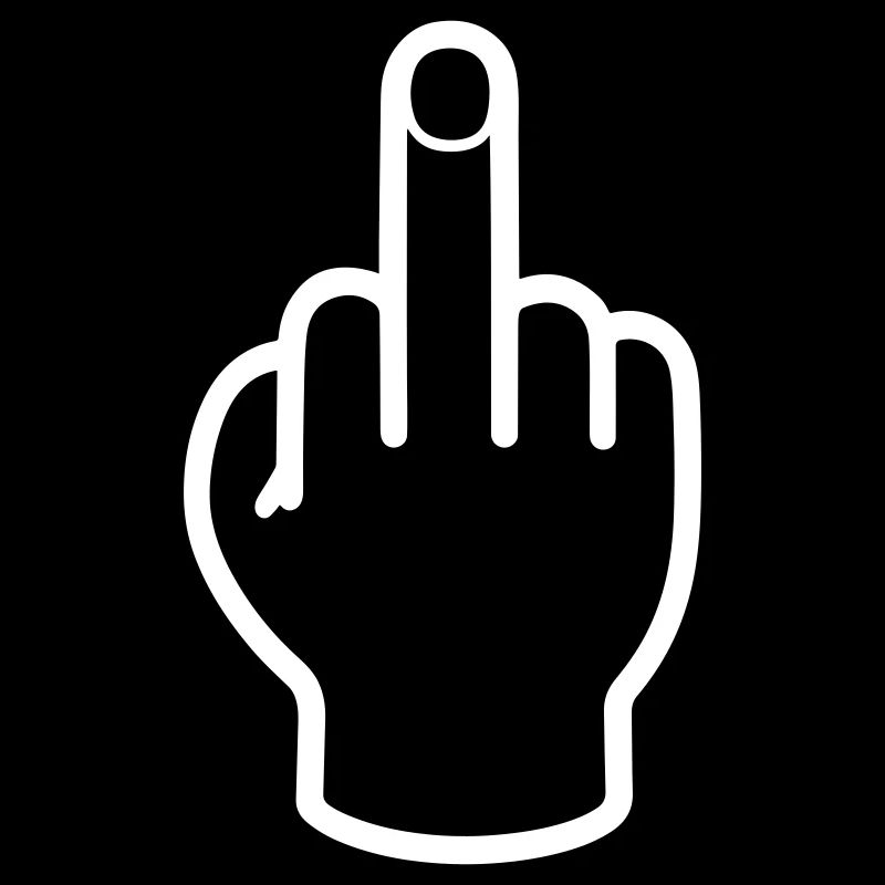 Hand Mittelfinger