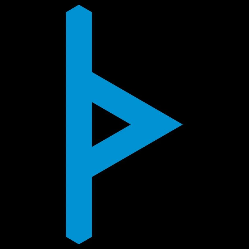 Rune: Thurisaz ᚦ (th), Quantum Runes Futhark 0 ©