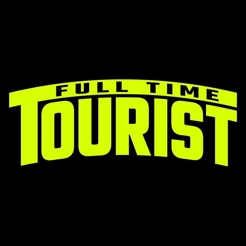 Full Time Tourist | Farbe änderbar
