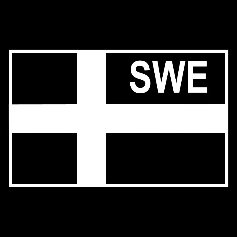 Swedish tactical flag (Negative) - Sweden