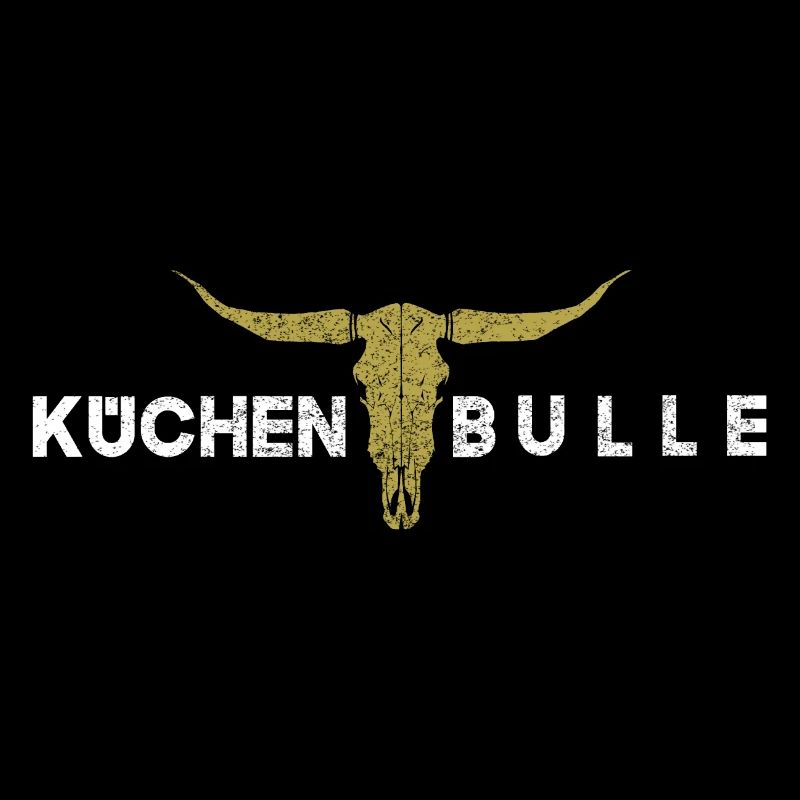 Küchenbulle weiss gold