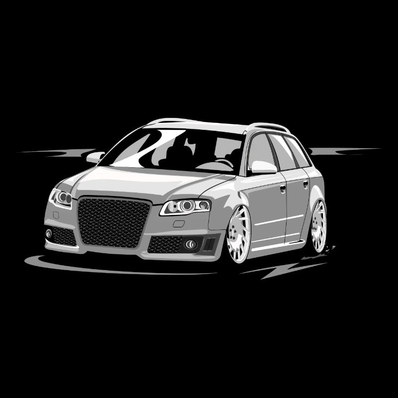 RS4 B7 A4 style bas skulldriver tuning voiture
