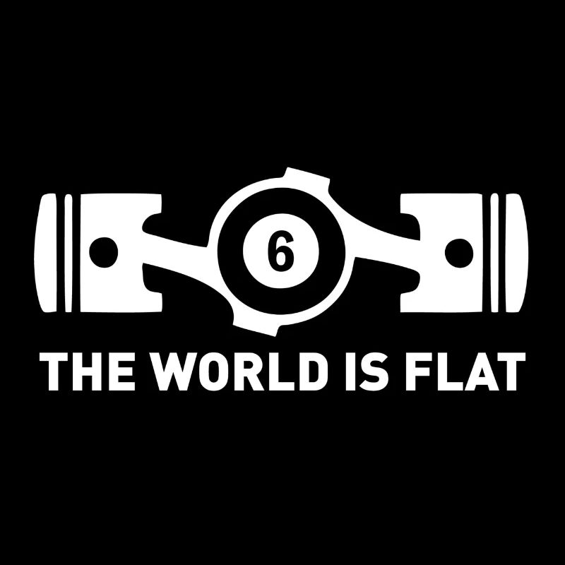 world is flat6 blanc