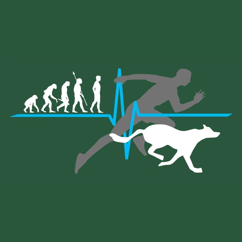 Canicross Herzlinie Joggen Evolution Hund