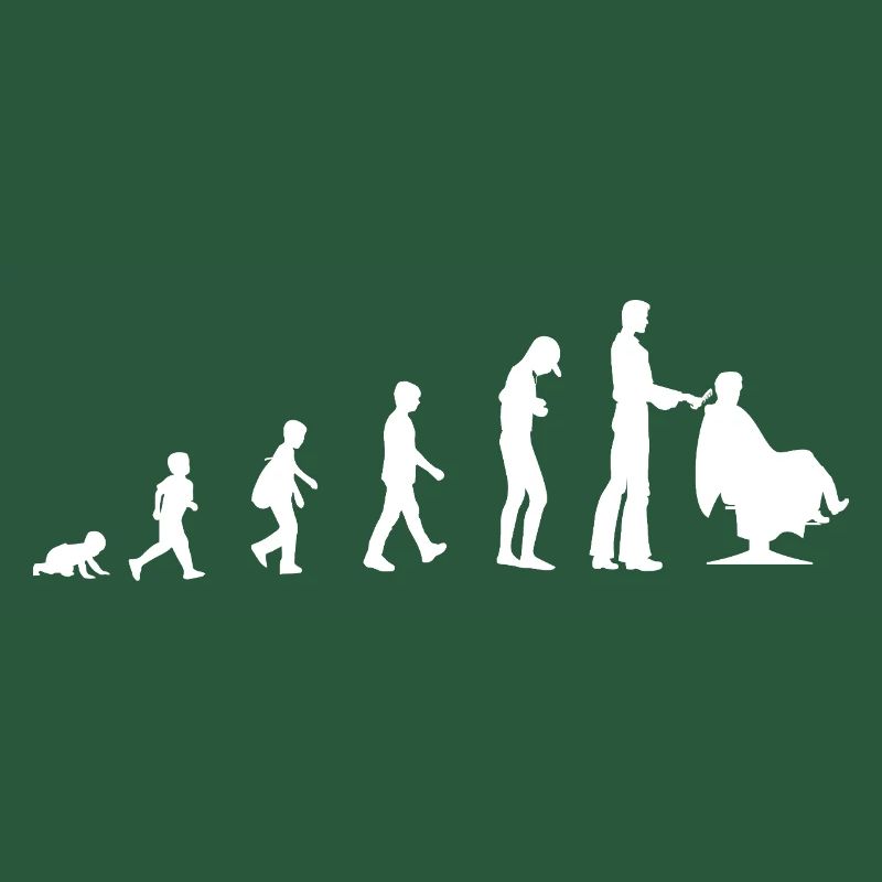 Évolution du bébé au coiffeur