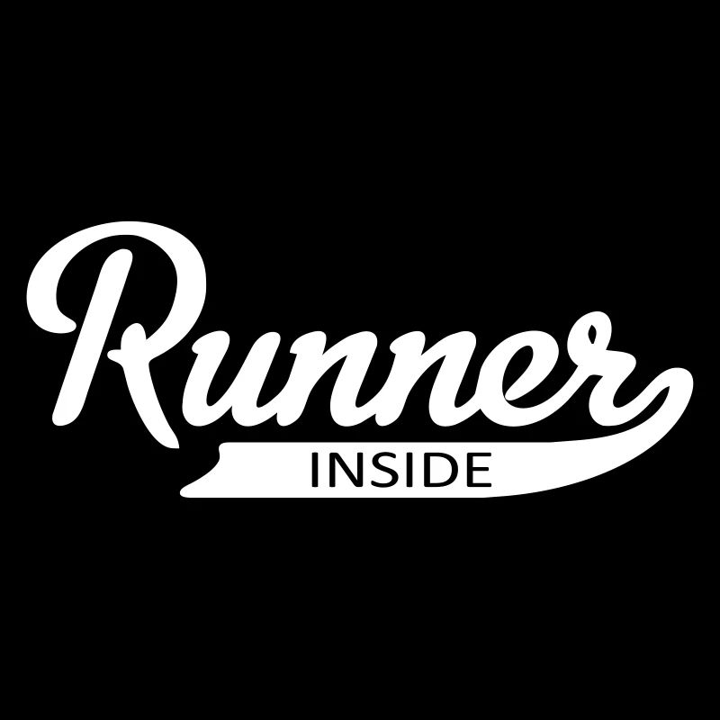 Coureur à l'intérieur
