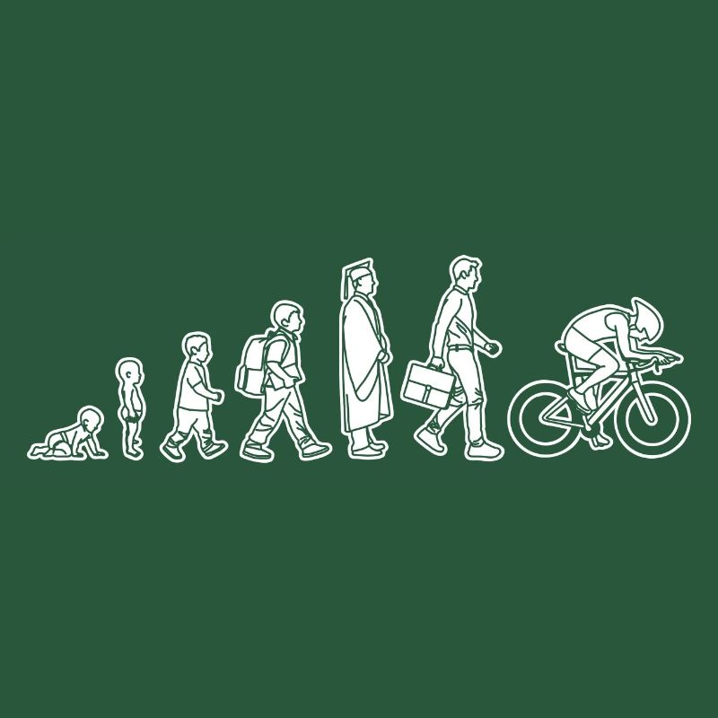 Evolution eines Radfahrers