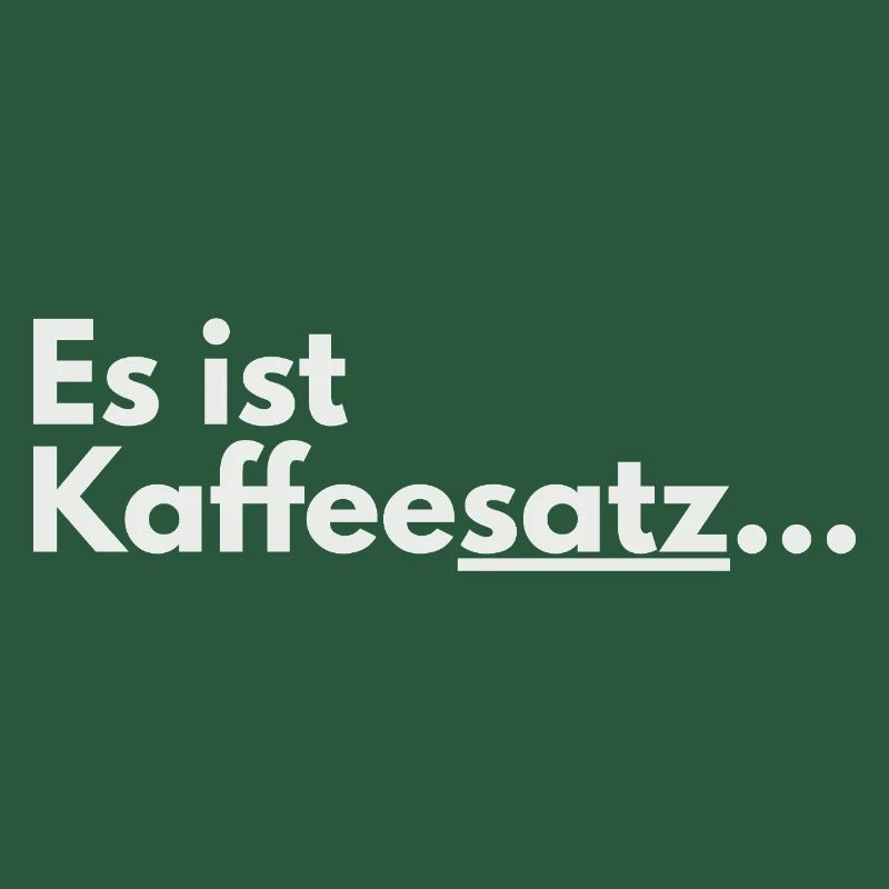 C’est une faute de conception de marc de café