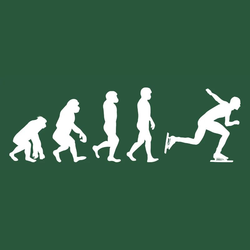 Speed Skating Ice Skater Skate Evolution