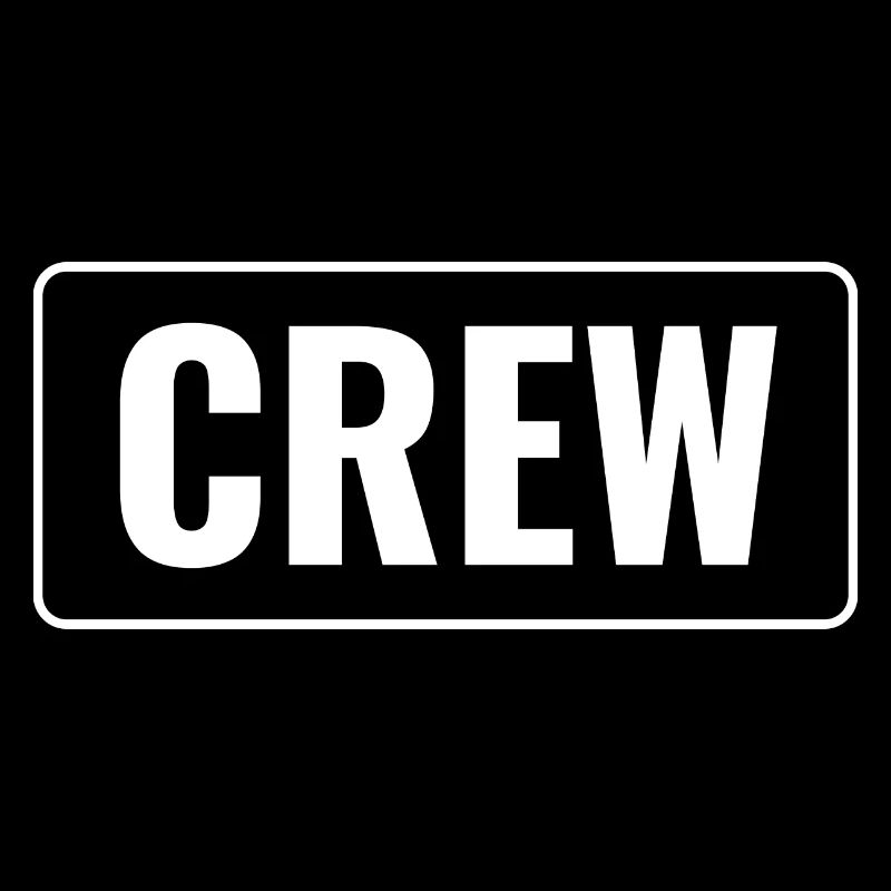 CREW shirt backside back