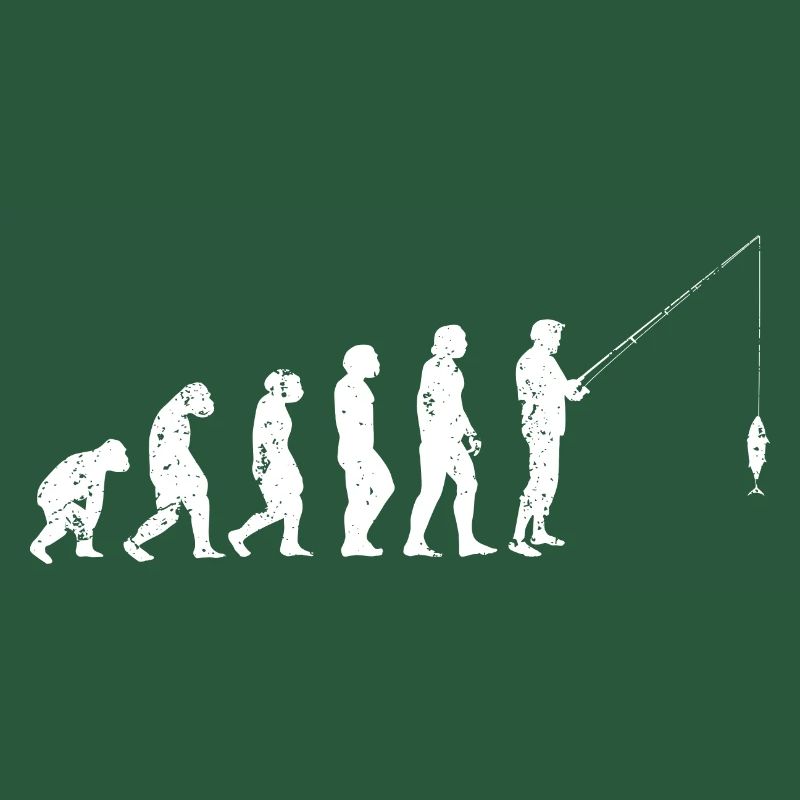 Évolution pêche pêcheur pêcheur pêche humanité