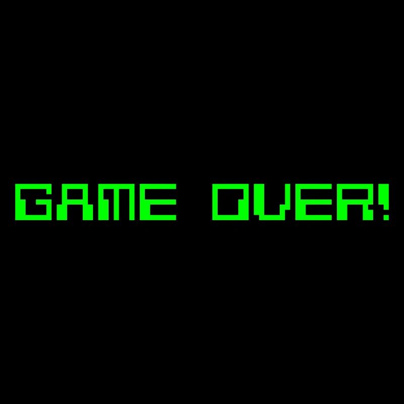 GAME OVER OLD GREEN