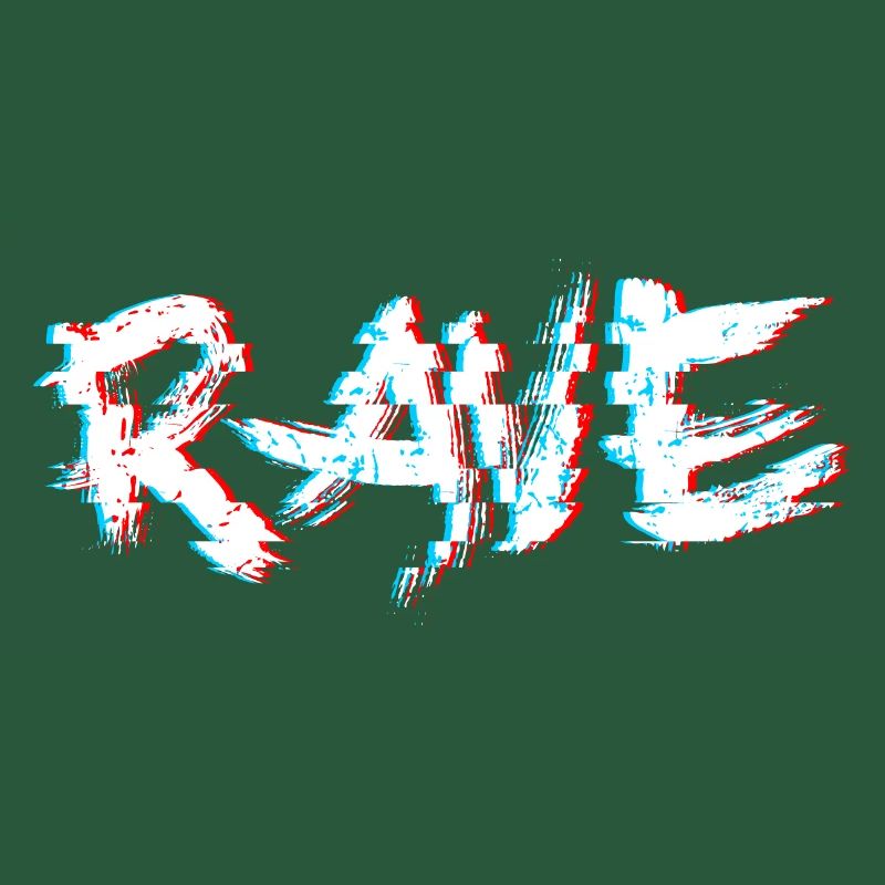 Rave Glitch Trippy Techno