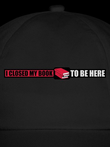 I closed my book