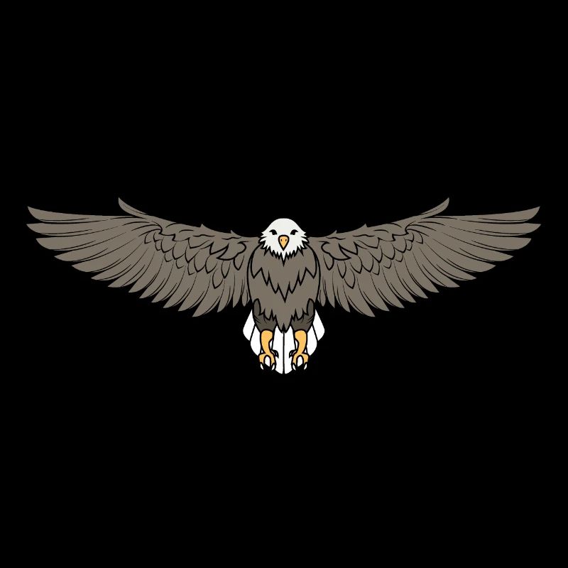 Pygargue à tête blanche Flying Cool Eagle Lovers
