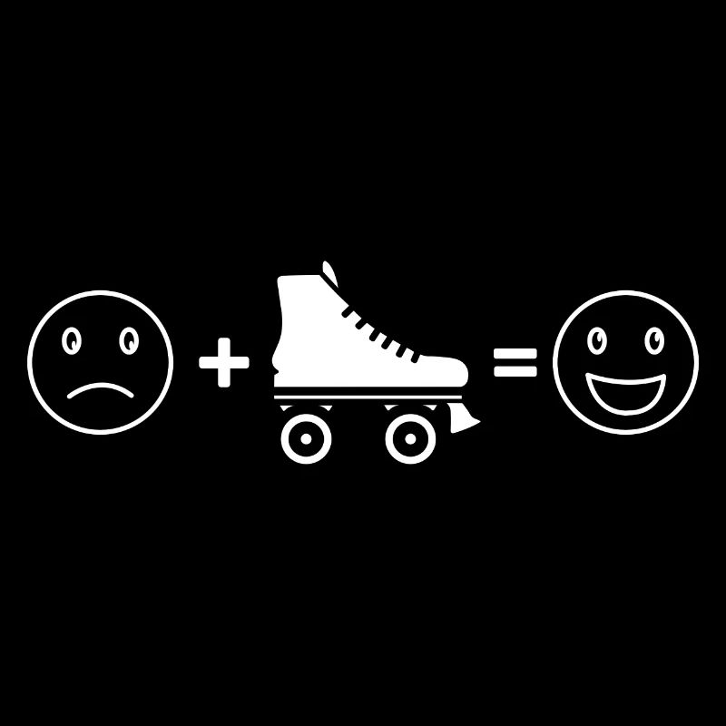 Roller Skates funny smile - Roller Skating