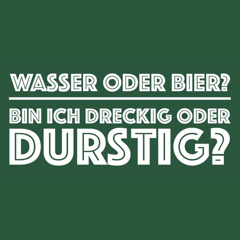 Wasser oder Bier | Durst, Party grillen, Sommer