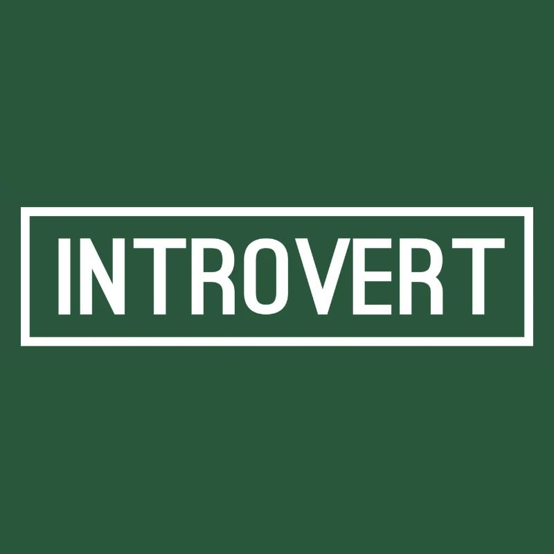 Introvert box white