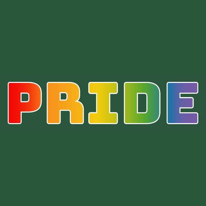 Rainbow pride blanc