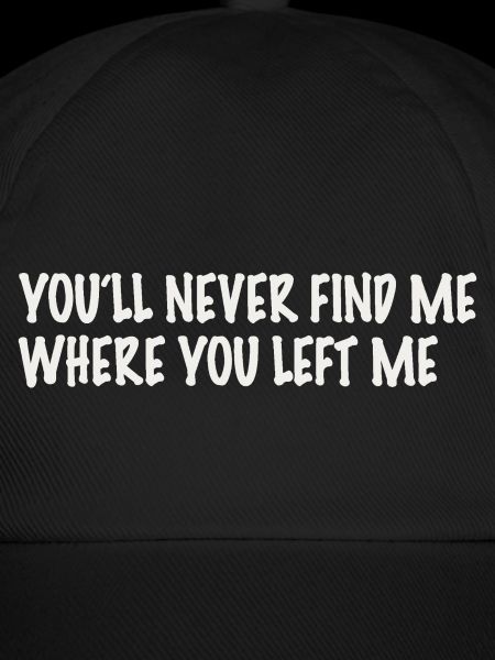 You'll never ...