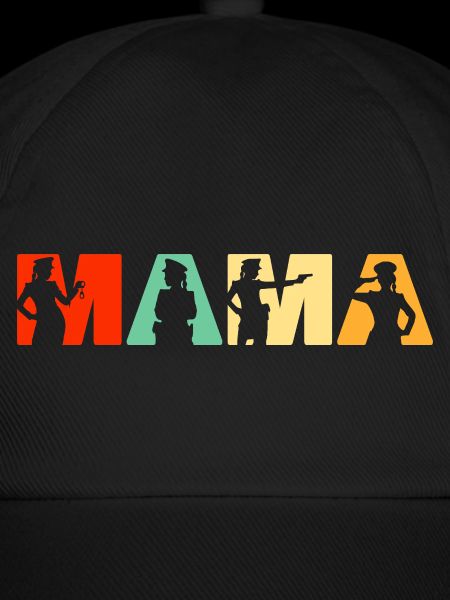 Polizei Mama Polizei Mutter Retro