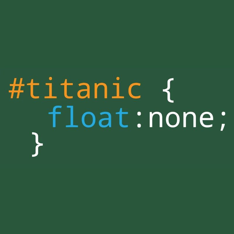 Css Puns - Titanic