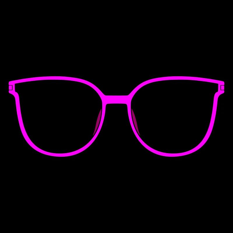 Brille Cateye (Farben änderbar)
