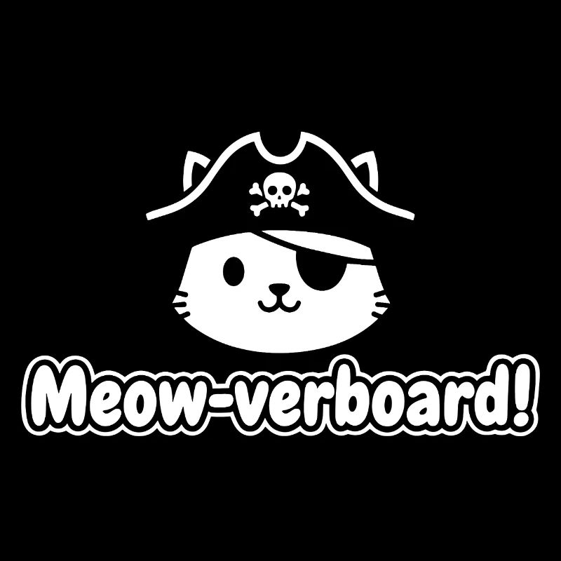 Cat Pirate Meow Board Design