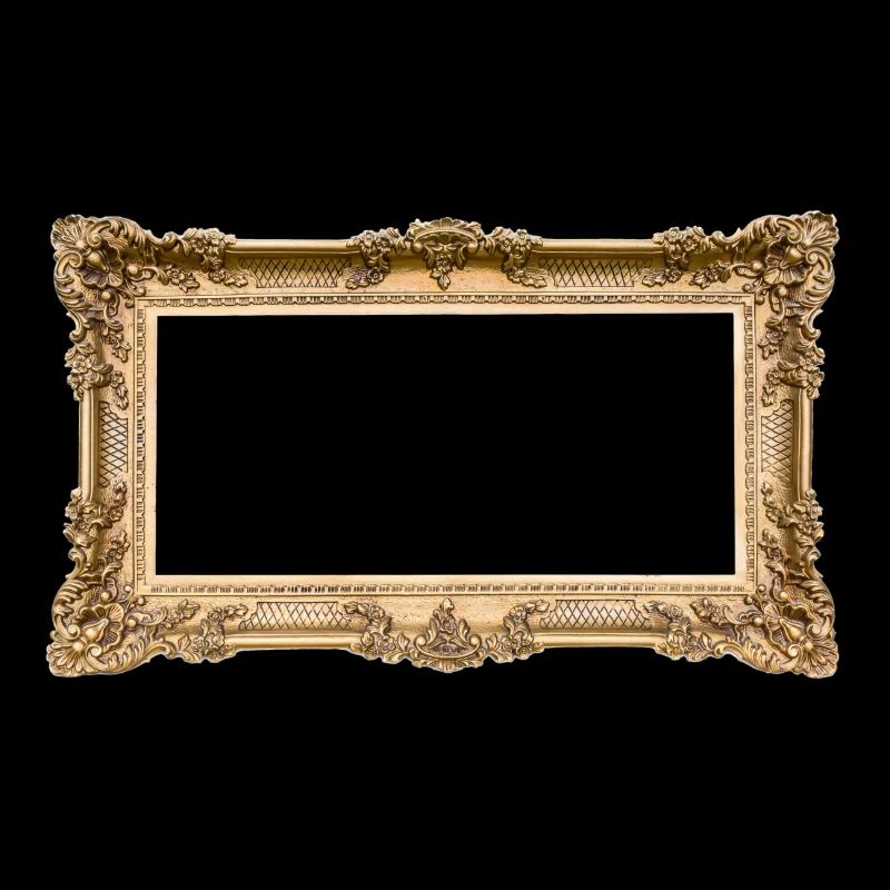 Golden frame