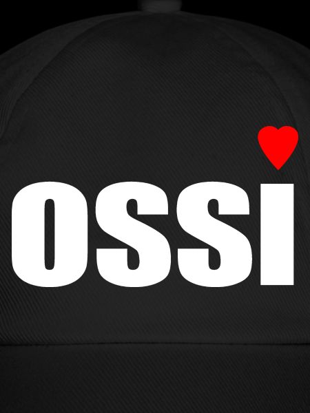Ossi with heart red