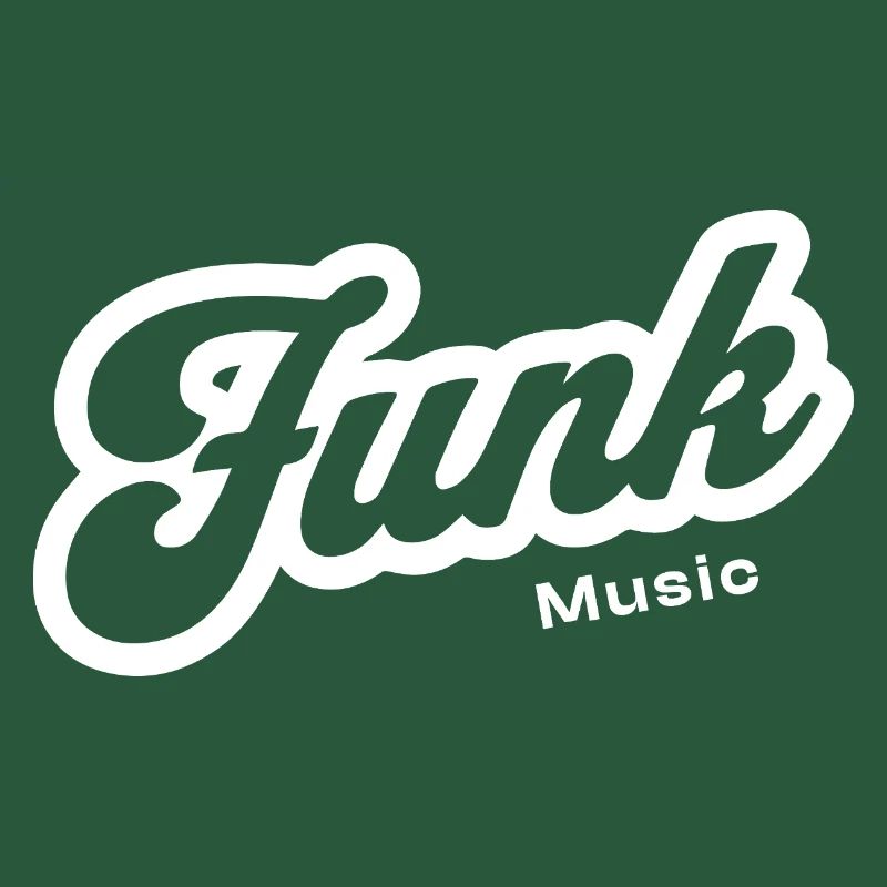 Funk Music Retro Script Logo