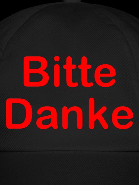 Spruch Bitte Danke Rot