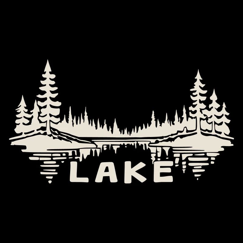 Lake Reflection [White]