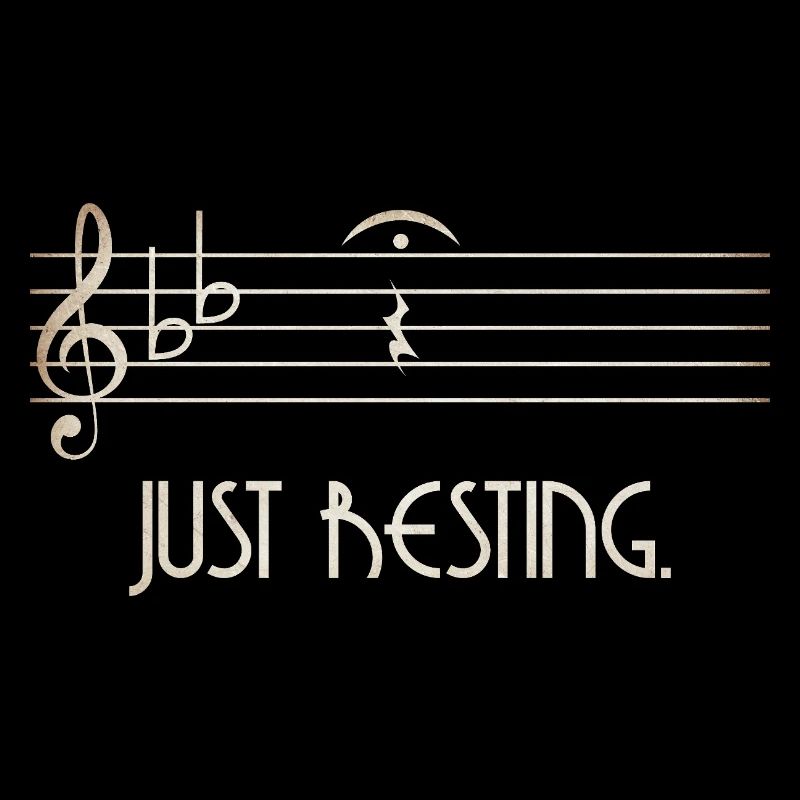 Just Resting Musik Silhouette