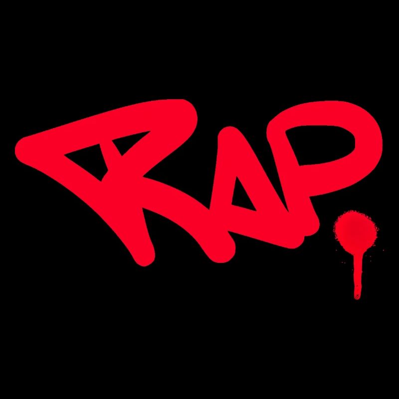 Rap Graffiti Spray Design für Fans